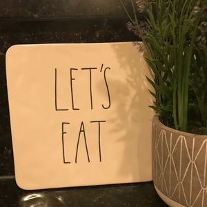 ❌SOLD❌Rae Dunn Let's Eat Serving Plate
